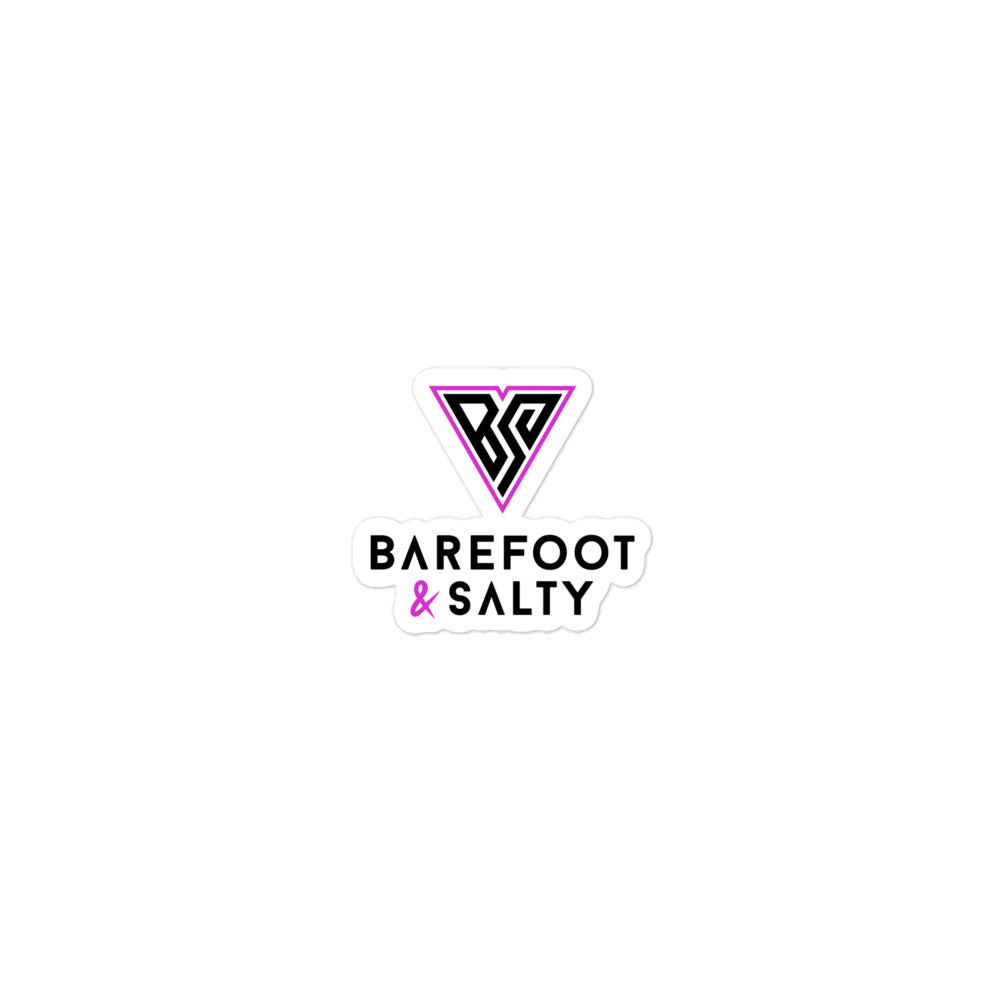 Barefoot and Salty sticker