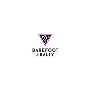 Barefoot and Salty sticker